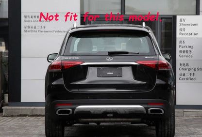 Chrome Rear Bumper Protector Cover Trim for Mercedes Benz GLE 350 450 (2020-2021)
