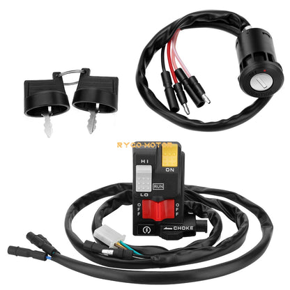 Handlebar & Key Switch for Honda FourTrax 300 (1990–1995)