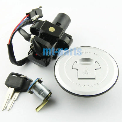 Ignition Key Switch, Fuel Tank Cap, Seat Lock Set for Honda CB600F Hornet (98-02)