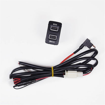 18W Dual-USB QC3.0 Fast Charger for Honda Fit, City, Civic, Acura (2016-2023)