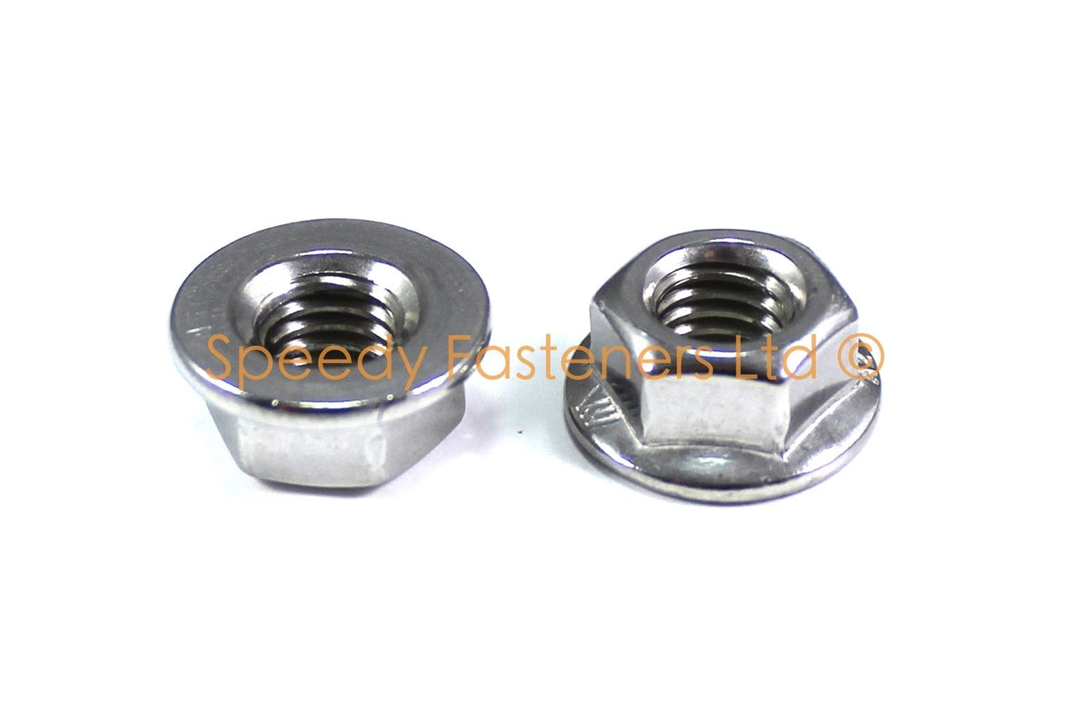 Stainless Steel Hex Flange Nuts m4 m5 m6 m8 m10 m12 m14 Flanged Hexagon