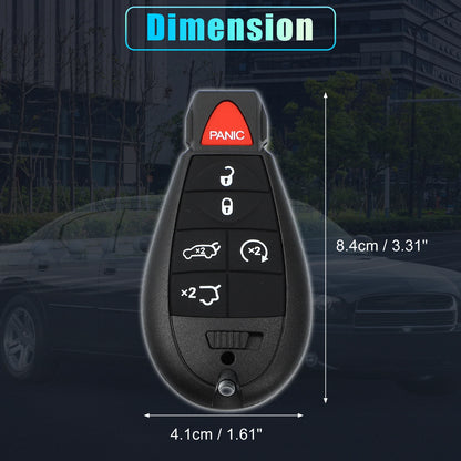 Button Keyless Entry Remote Shell Cover for Dodge Blade No Chip