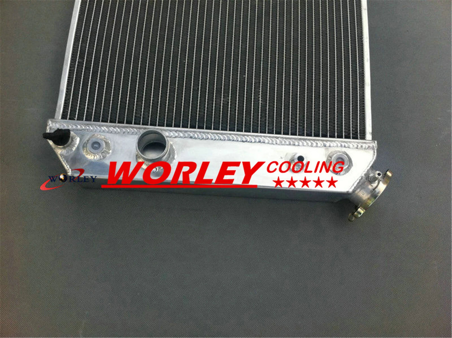 3 Row Aluminum Radiator & Fans for Chevy Corvette/S10 V8 (1984-1990)