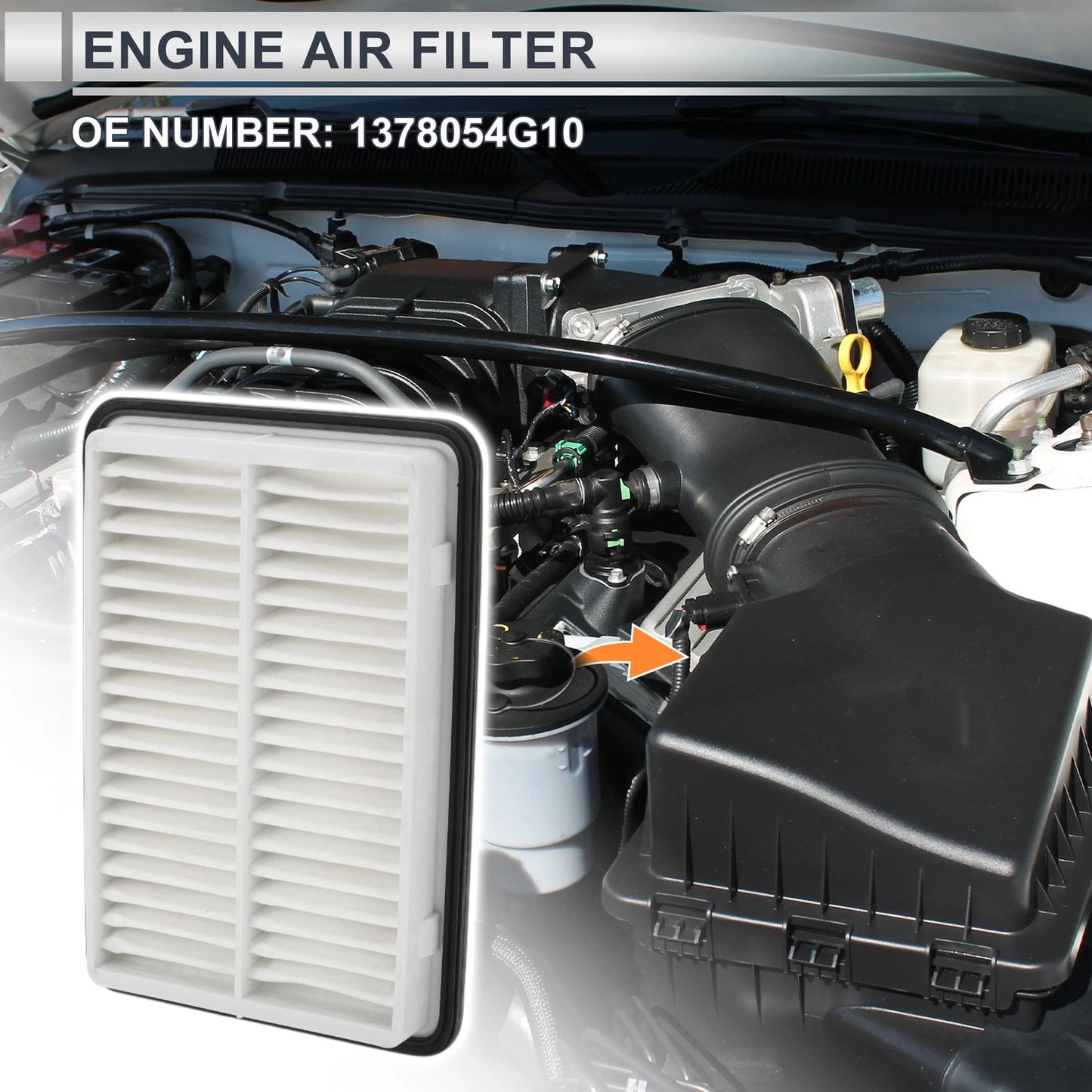Engine Air Filter for Suzuki Aerio 2.0L 2.3L (2003-2007) 1 Pcs