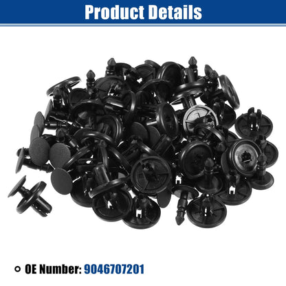 40 Pcs Front Fender Clips Rivets for Toyota