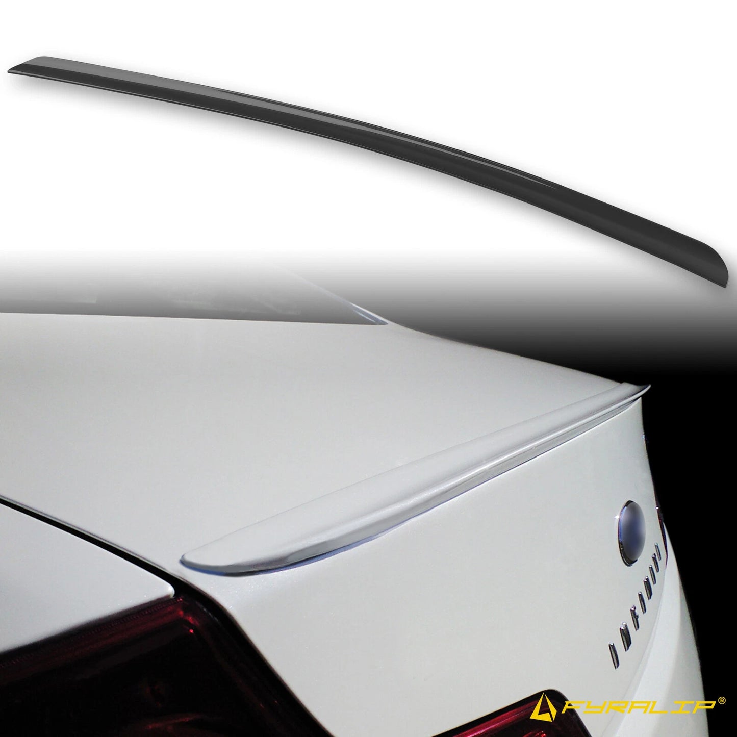Black Boot Lip Spoiler for Infiniti G35 Coupe (2003-2007)