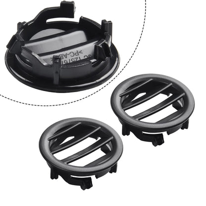 2 x Black Plastic Air Ac Vent for W204 C-CLASS (2008–2011)