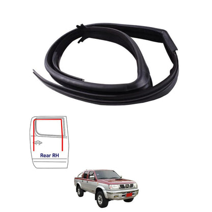 Door Glass Run Channel Rubber Seal RH Rear Fits Nissan D22 Navara 1998-2005 D11