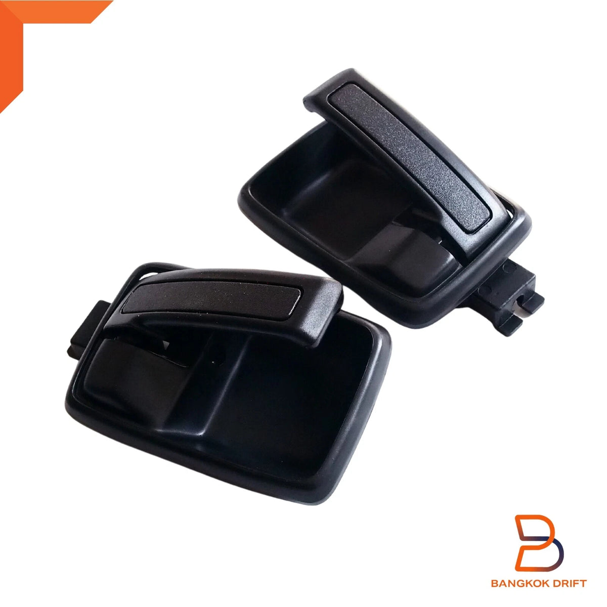 Black Inner Door Handle Pair for Holden Rodeo TF KB (80-03)