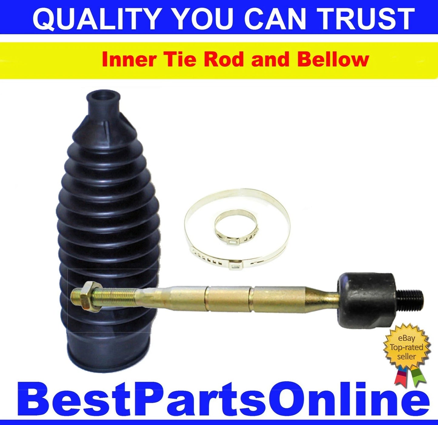Rack and Pinion Tie Rod and Bellow for Toyota Prius / Lexus CT200h (2010–2015)