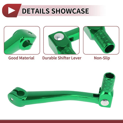 Folding Gear Shifter Lever Green for Honda XR50