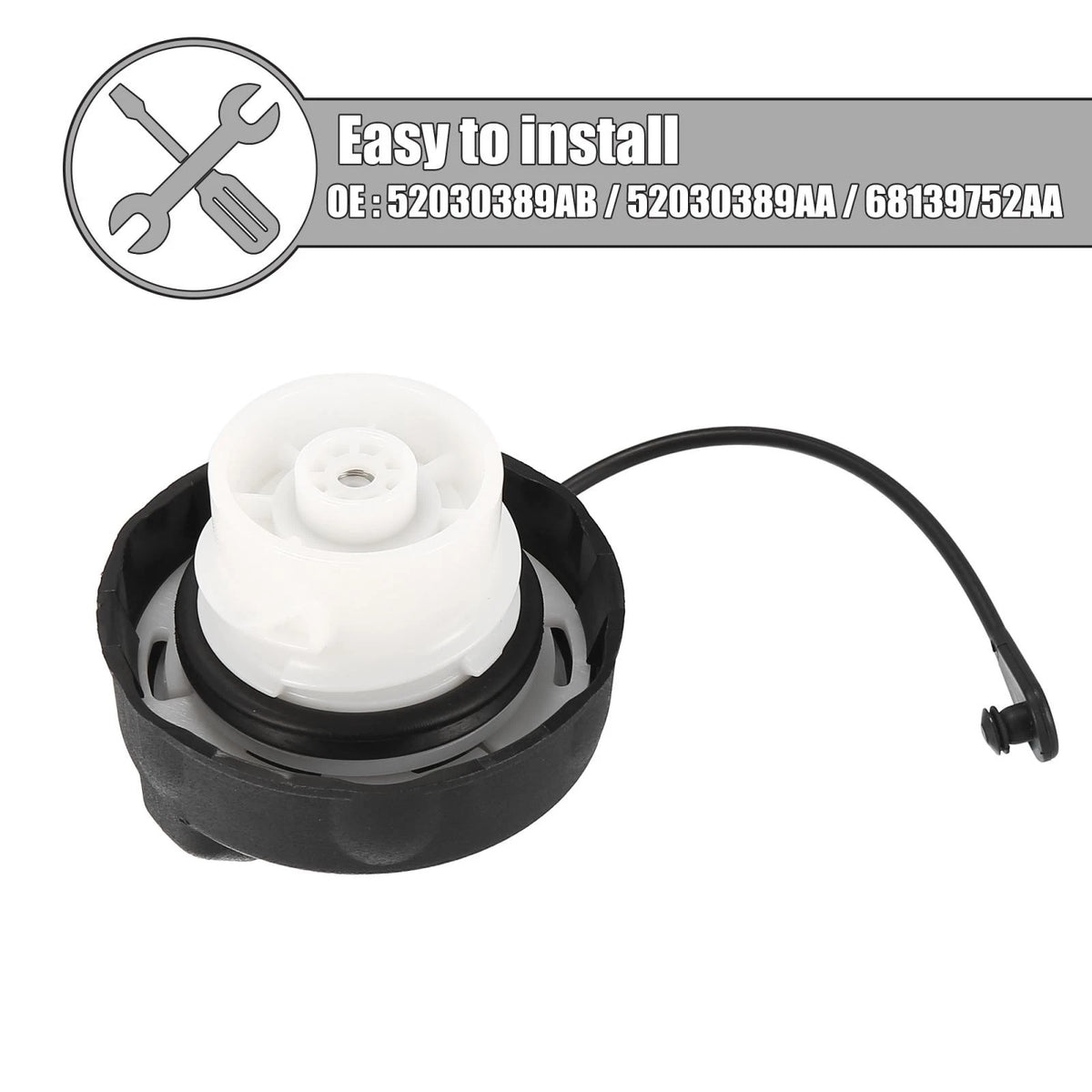 Fuel Tank Cap Gas Cover for Dodge Challenger (2011-2019)