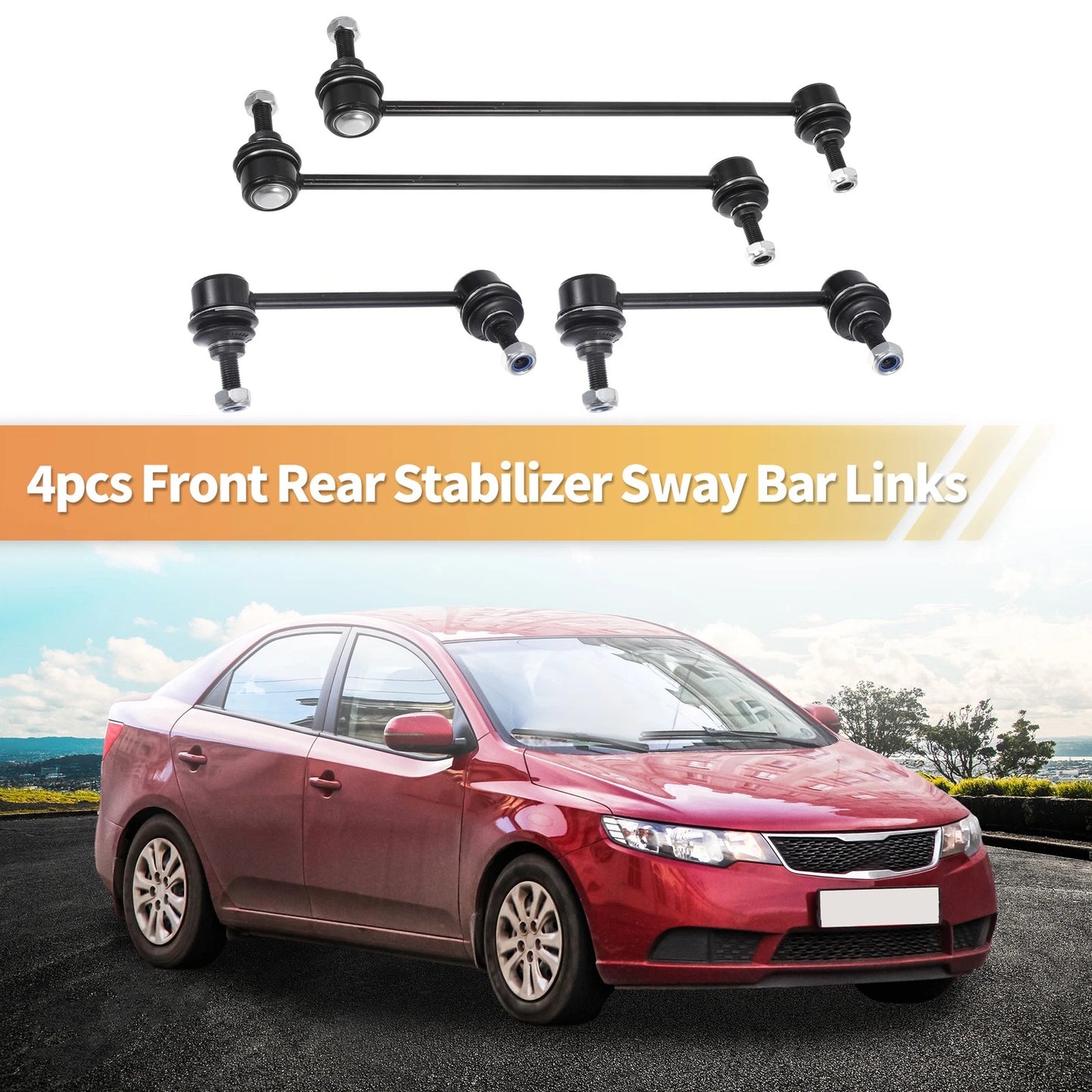 4pcs Stabilizer Sway Bar Links for Mazda 6 (2014-2018)
