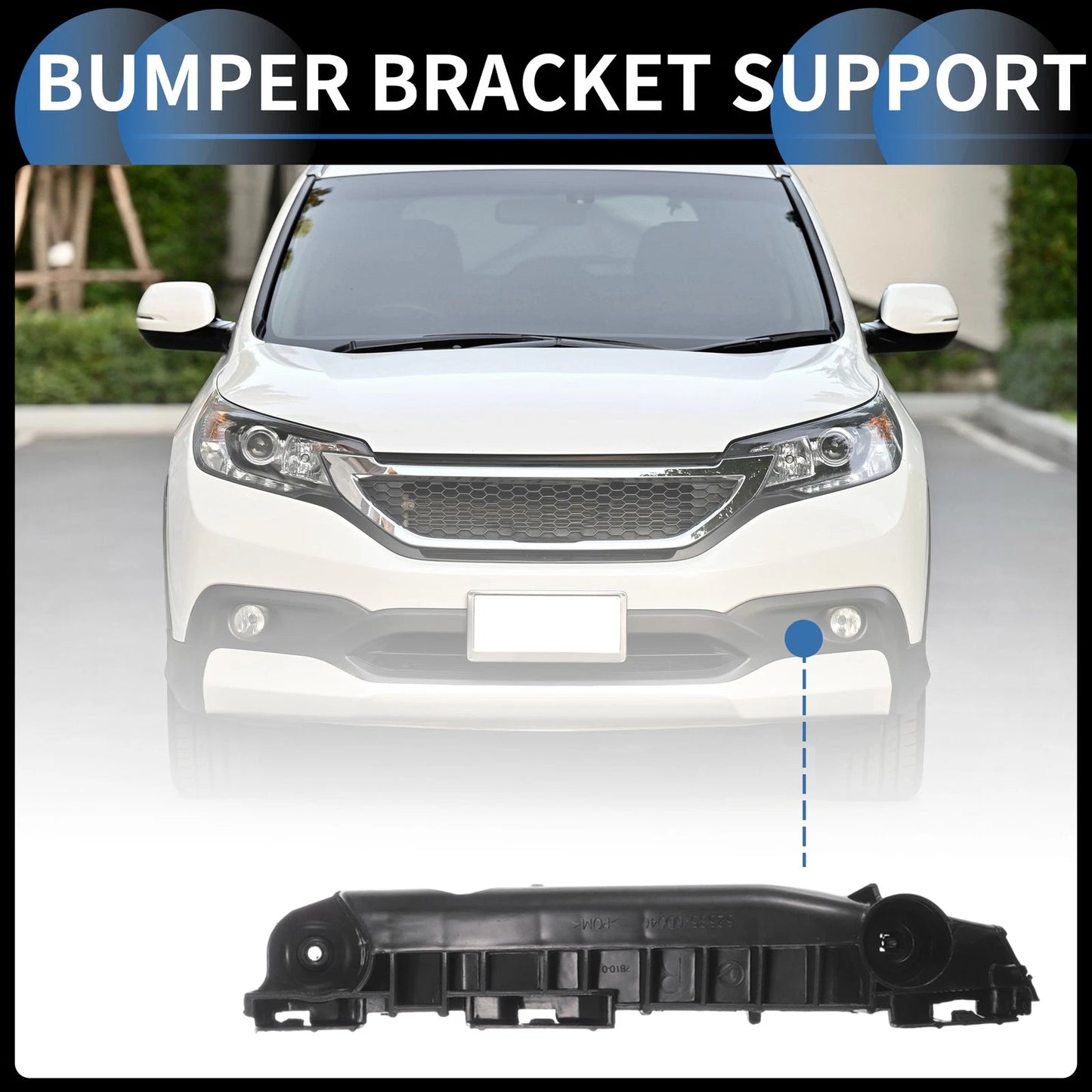 Left Front Bumper Retainer Bracket for Toyota Yaris (2006-2009)