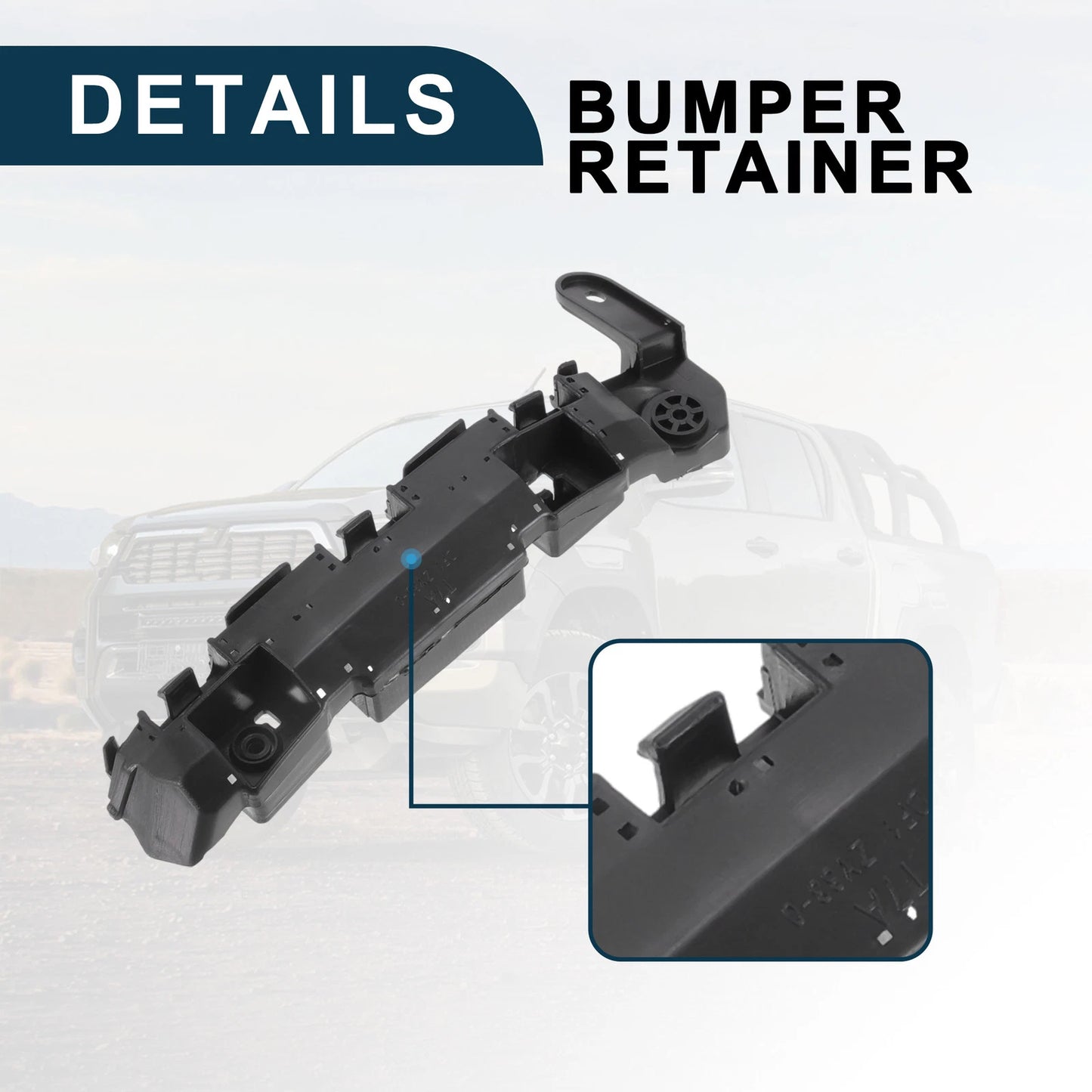 Left Front Bumper Retainer Bracket for Honda HR-V (2016-2018)