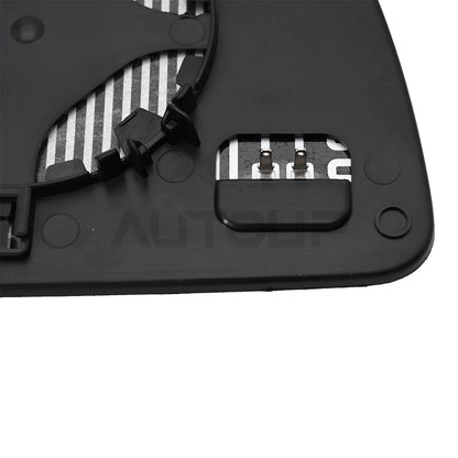 Left Driver Side Heated Mirror Glass for Ford Explorer (2011–2019)