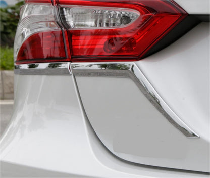 Chrome Rear Light Taillight Stripe Cover Trim for Toyota Camry 2018-2020