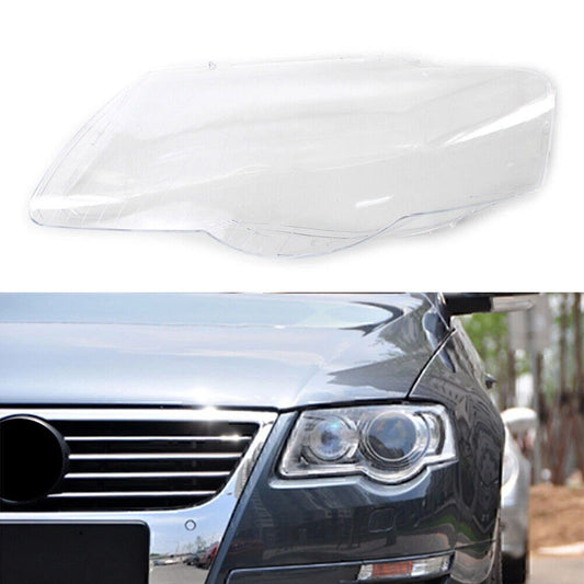 1x Clear Lens Cover Headlight for VW Passat B6 (2006-2011)
