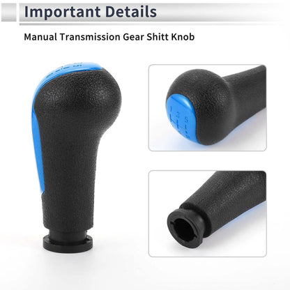 5-Speed Shift Knob for Chevrolet Spark Blue/Black