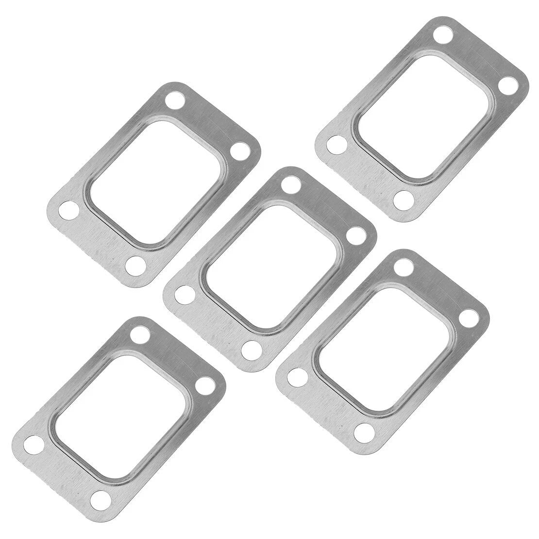 5Pcs Stainless Steel Turbo Flange Gasket for T25 T28 GT25 GT28 T2