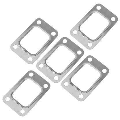 5Pcs Stainless Steel Turbo Flange Gasket for T25 T28 GT25 GT28 T2