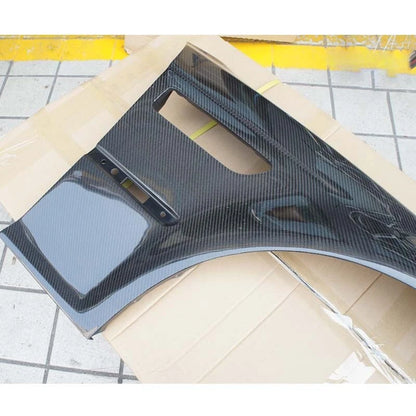Real Carbon Fiber Front Side Vent Fender Panel Cover for BMW M3 E46 2001-2006