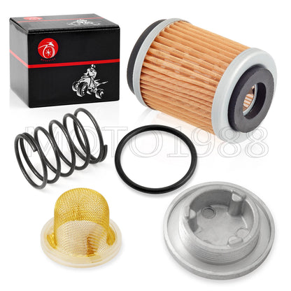Oil Drain Plug CAP Spring Oil Filter STRAINER for YAMAHA MOTO-4 TRI-MOTO 200/225