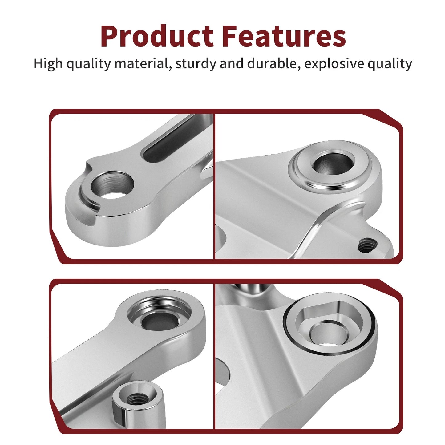 Footpeg Bracket for Kawasaki Ninja ZX-6R 9R ZZR600 (1998–2008)