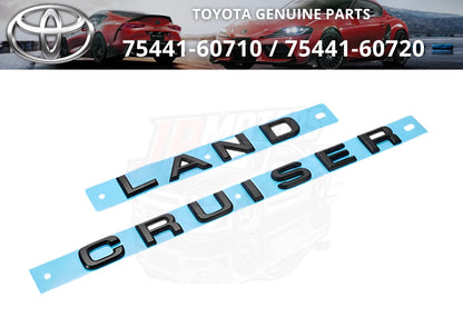 Back Door Badge Name Logo Emblem for Toyota Land Cruiser (2007–2015)