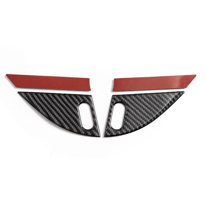 Carbon Fiber Door Corner Speaker Cover Trim 4 x for Dodge Charger (2015-2020)