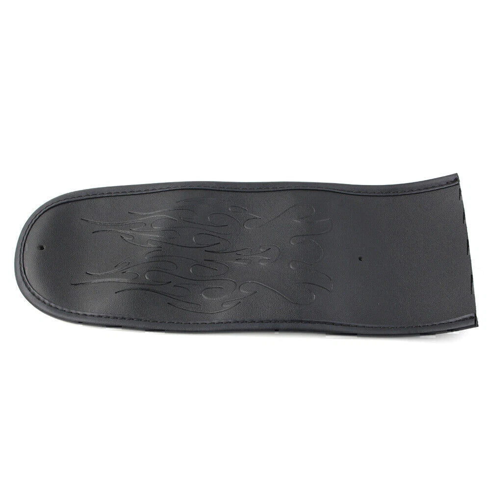 Leather Cushion Rear Flame Stitching for Harley Dyna Fat Bob & Street Glide