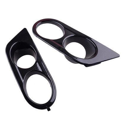 2 x Fog Light Covers Carbon Fiber Style for BMW E46 M3 (2001-2006)