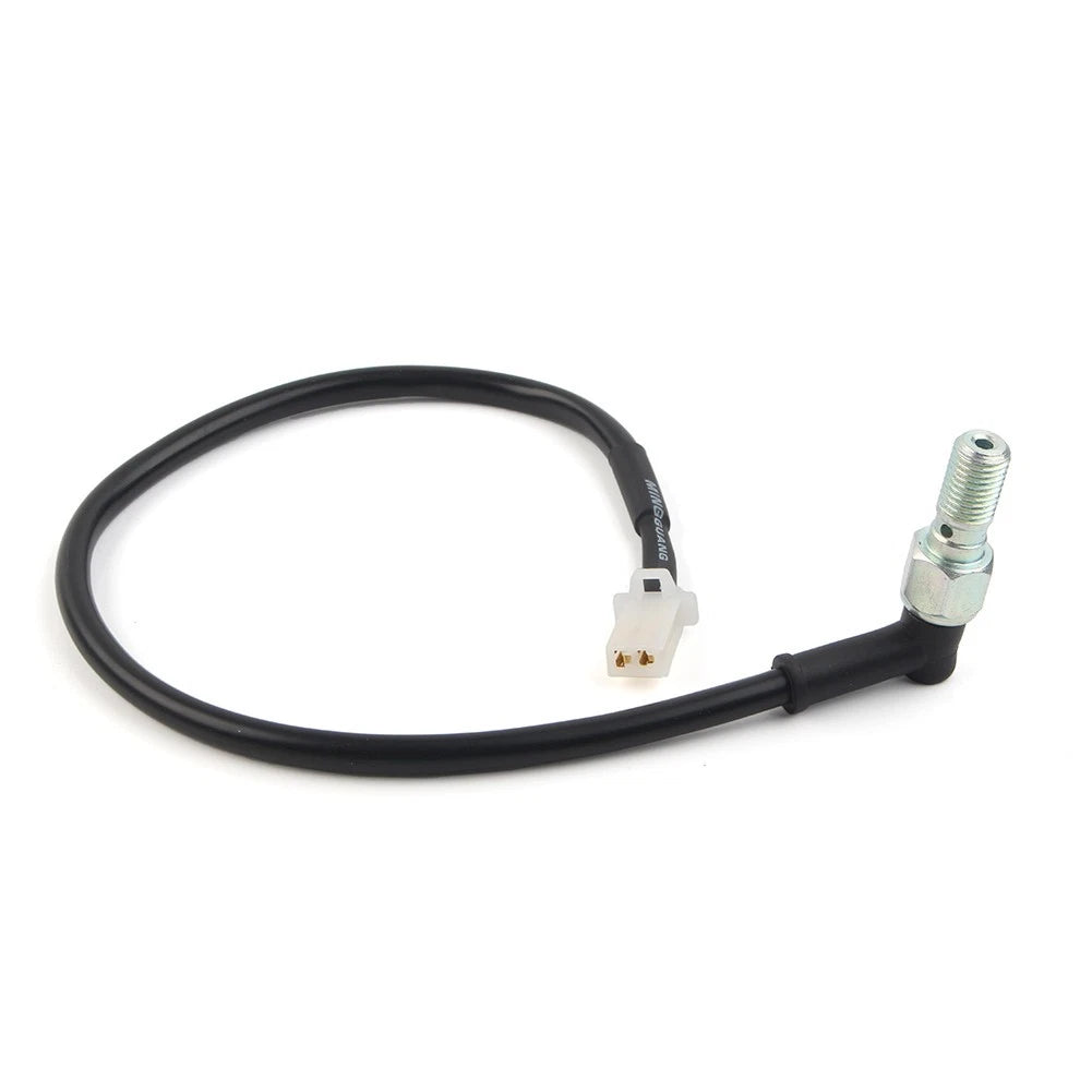 Hydraulic Brake Light Pressure Switch Bolt M10 for ATV Black