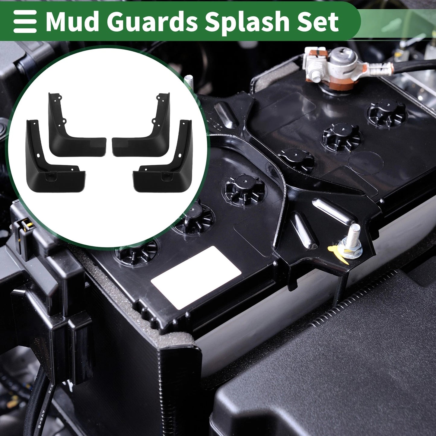 Mud Flaps Splash Guards for Kia KX CROSS (2017-2020)