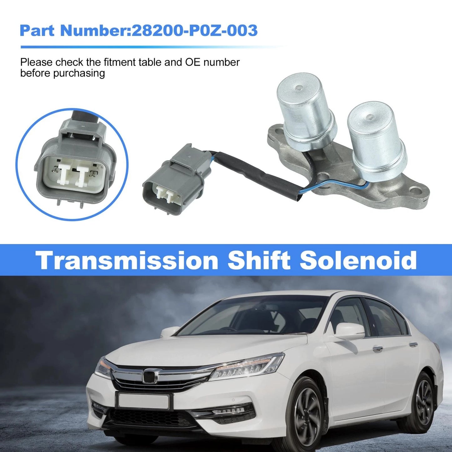 1 Pcs Transmission Shift Solenoid for Honda Accord Acura CL