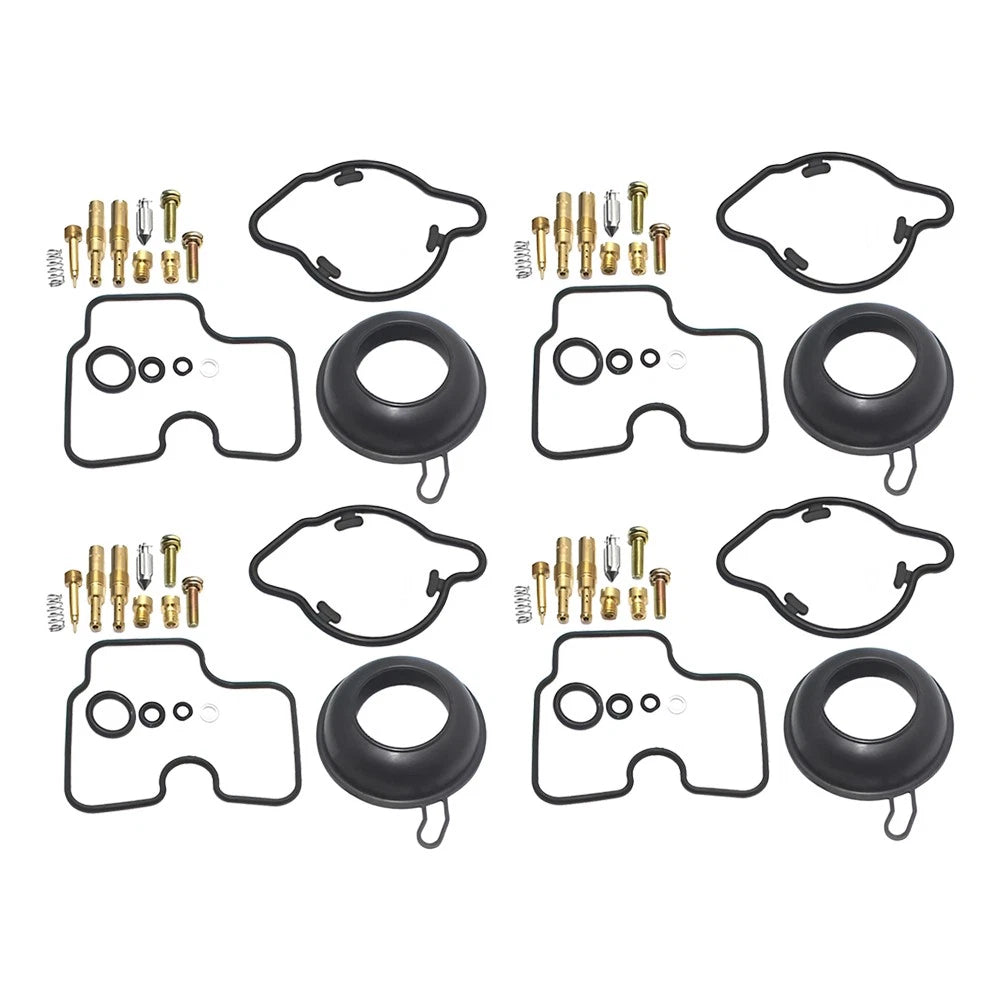 Carburetor Repair Rebuild Kit Diaphragm Set of 4 for Honda CBR600F2 (1991-1994)