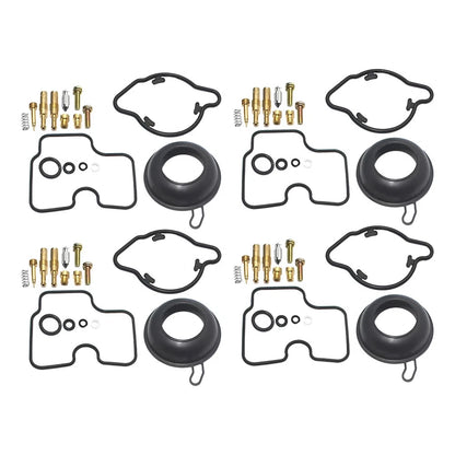 Carburetor Repair Rebuild Kit Diaphragm Set of 4 for Honda CBR600F2 (1991-1994)