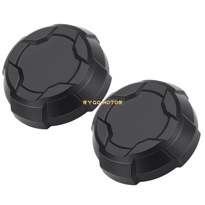 2 x Front Matte Black Rim Caps for Polaris Ranger SP 570 (2022–2024)