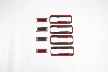 Door Handle Bowl Cover Trim for Ford F150 (2015-2019) - Carbon Fiber 8 pcs