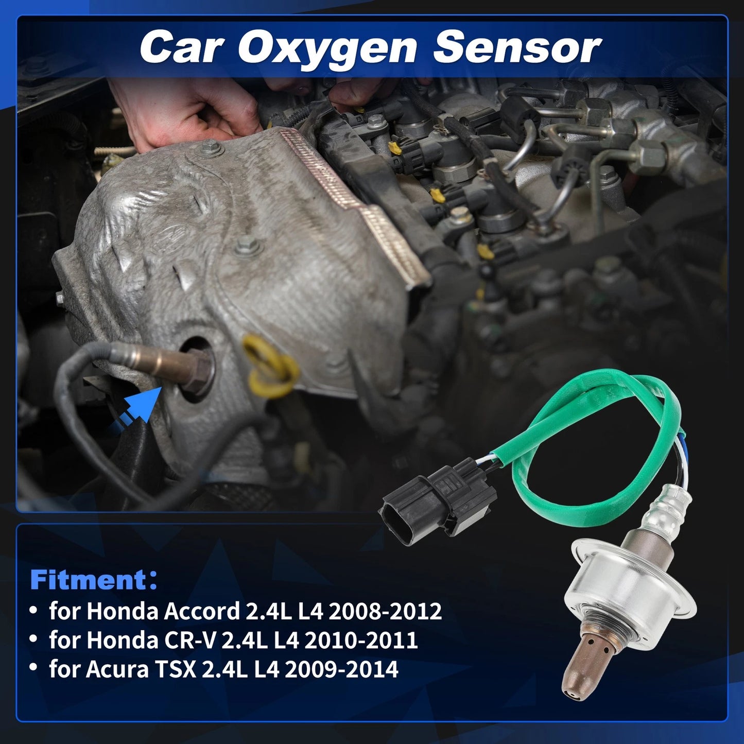 Oxygen Sensor for Honda Accord 2.4L L4 (2008-2012) 1 x