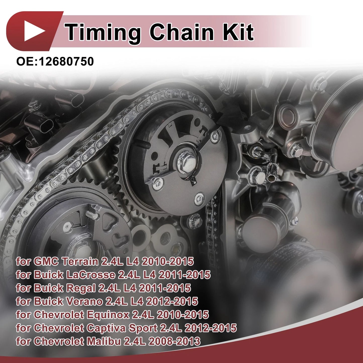 Timing Chain Kit for GMC Terrain Buick LaCrosse Regal Verano (2012–2016)