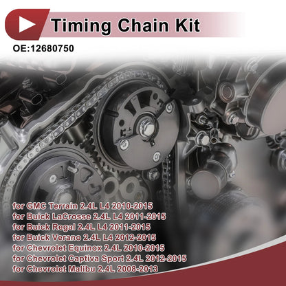 Timing Chain Kit for GMC Terrain Buick LaCrosse Regal Verano (2012–2016)