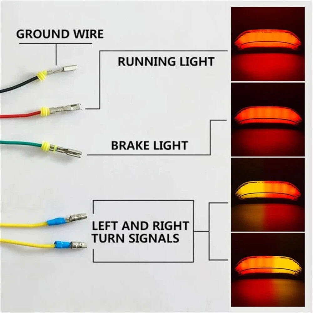 Integrated LED Tail Light Stop Lamp Turn Signal for Honda CBR600RR (2013-2023)