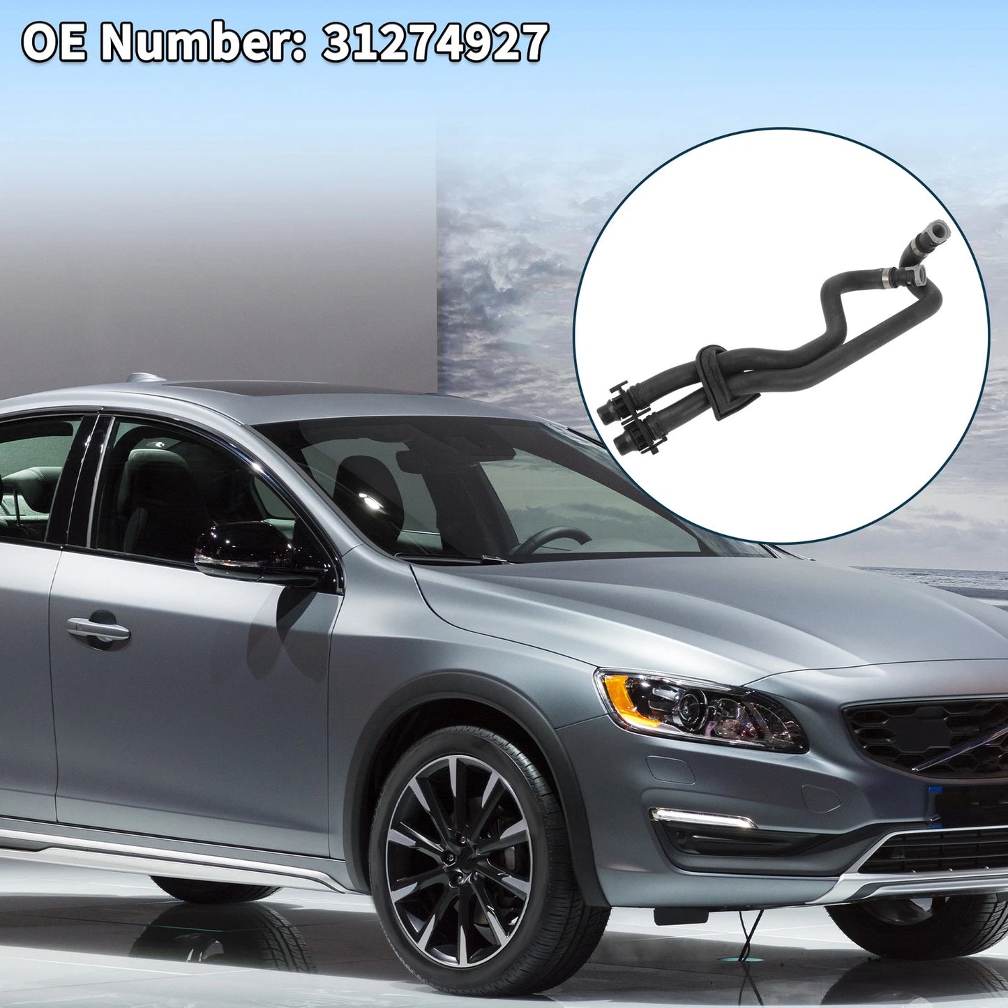 Radiator Hose Warm Air Pipe for Volvo XC60 (2010-2016)