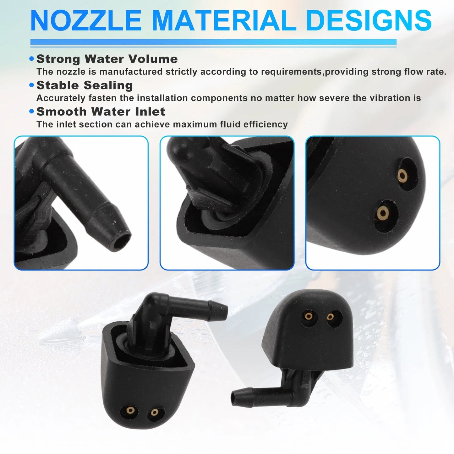 Windshield Washer Nozzle for Renault Trafic II (2001-2014)