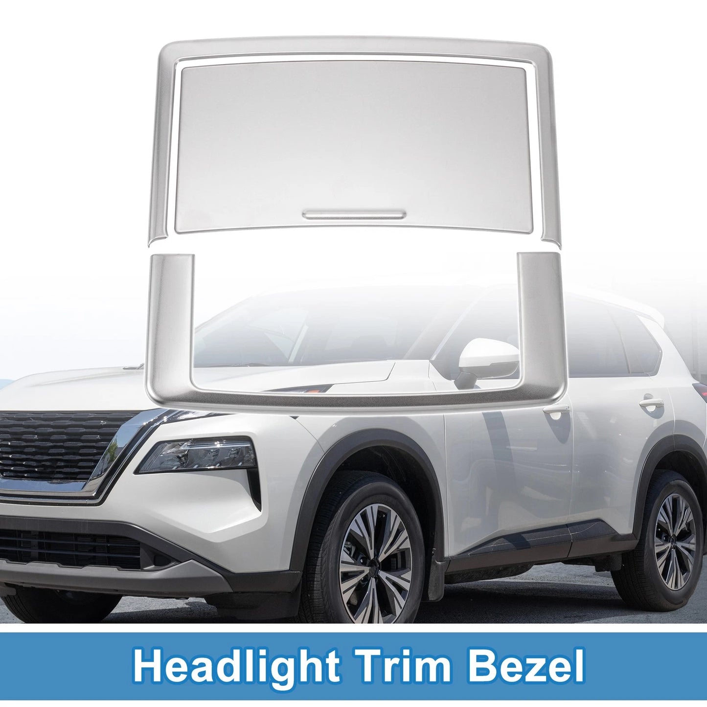 Front Row Headlight Trim Bezel for Nissan Rogue (2021-2024)