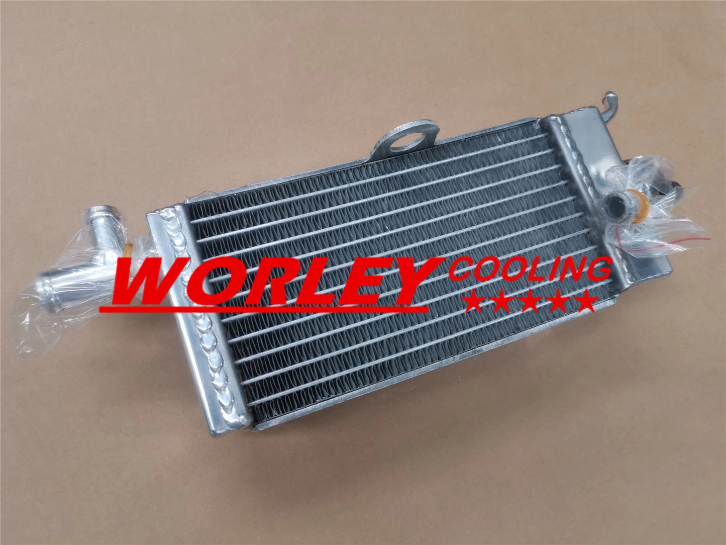 Aluminum Radiator & Red Hose for Yamaha YZ250 (1990-1991)