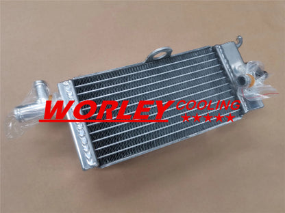 Aluminum Radiator & Red Hose for Yamaha YZ250 (1990-1991)
