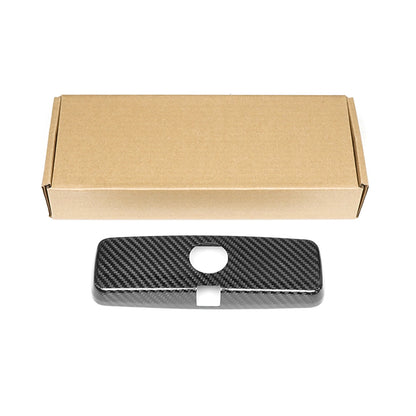 Rearview Mirror Cover Trim for Fiat 500 Abarth 2017-2023 Carbon Fiber