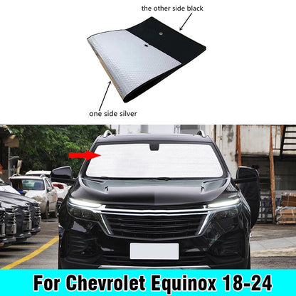 Sun Shade Front Windshield Window UV Block for Chevrolet Equinox (2018–2024)